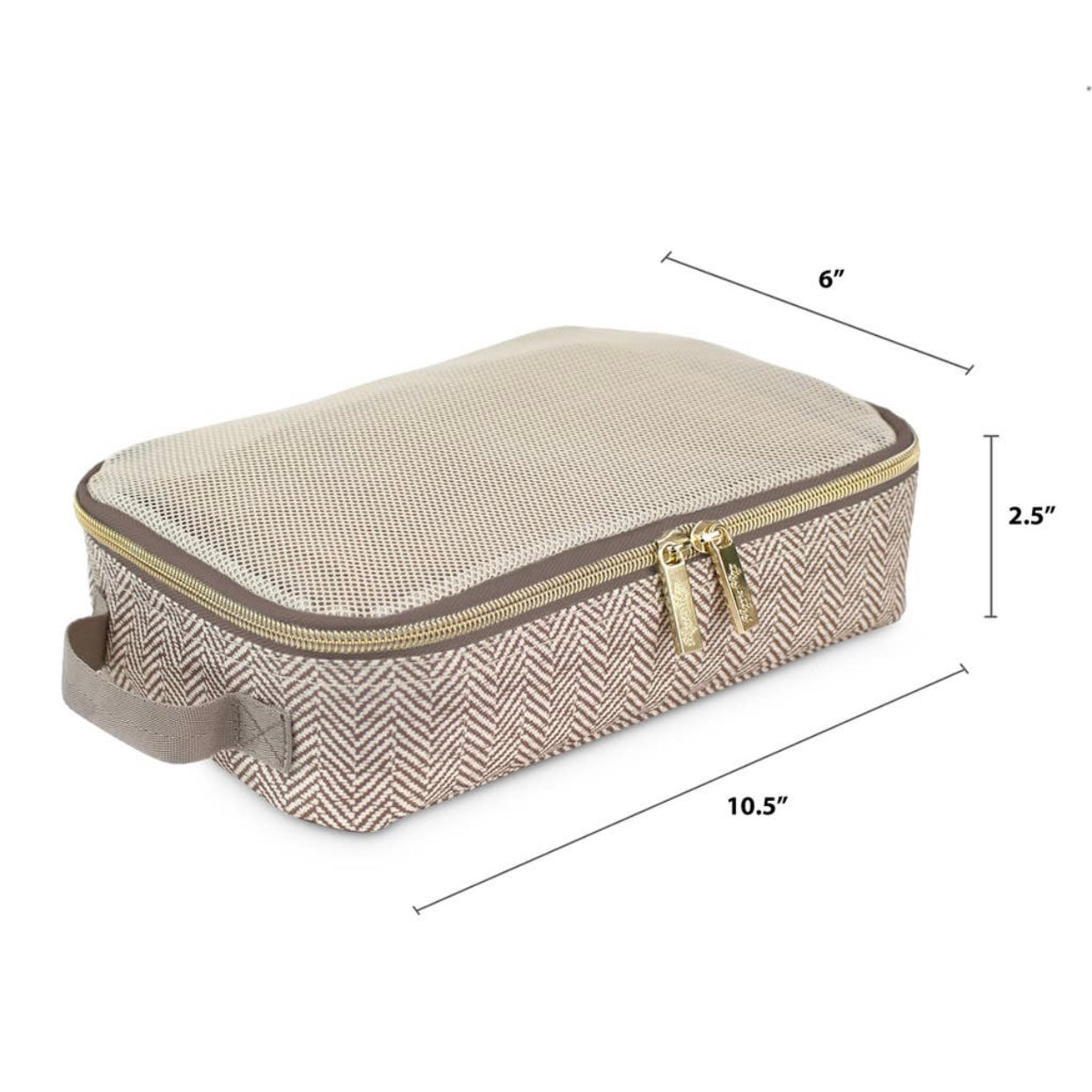 Itzy Ritzy Taupe Packing Cubes