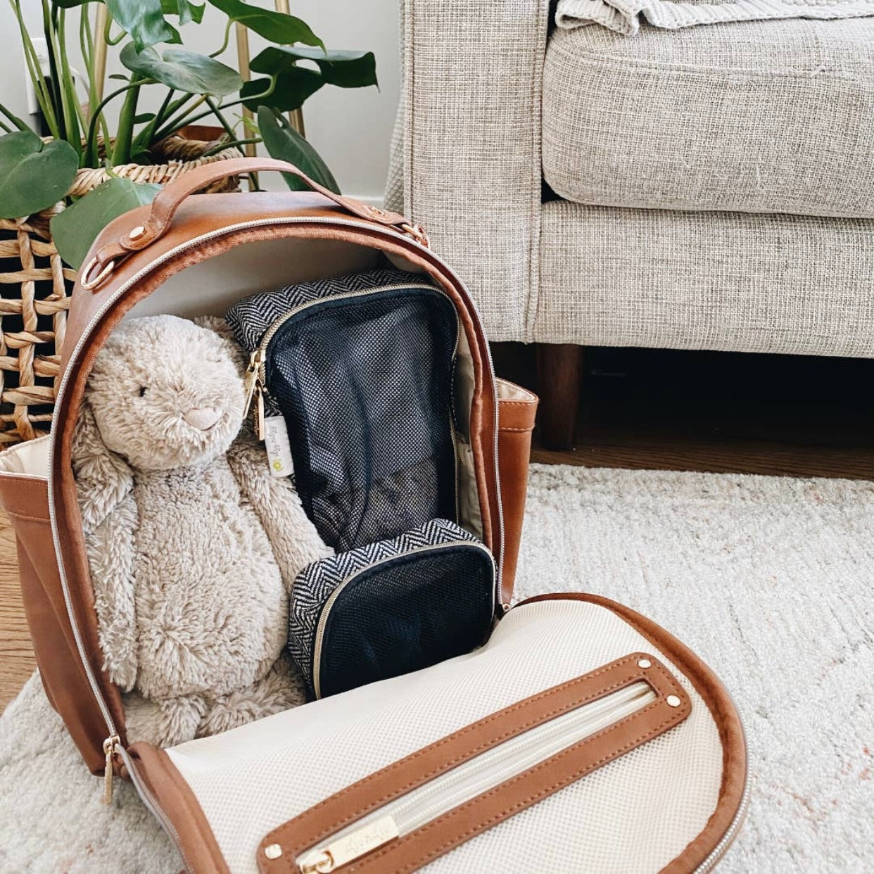 Itzy Ritzy Coffee & Cream Packing Cubes