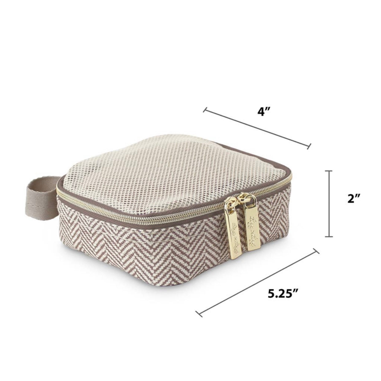 Itzy Ritzy Taupe Packing Cubes