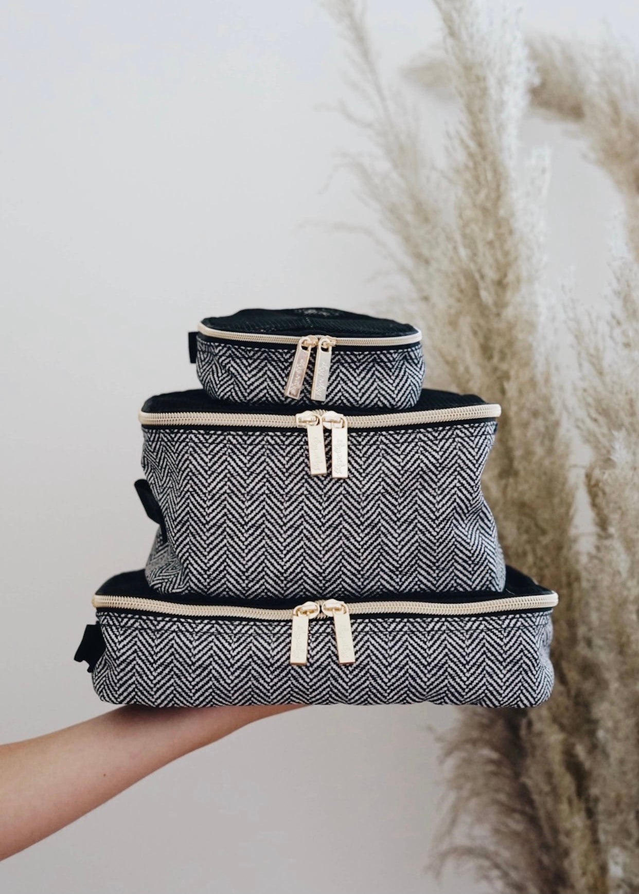 Itzy Ritzy Coffee & Cream Packing Cubes