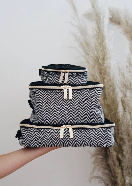 Itzy Ritzy Coffee & Cream Packing Cubes