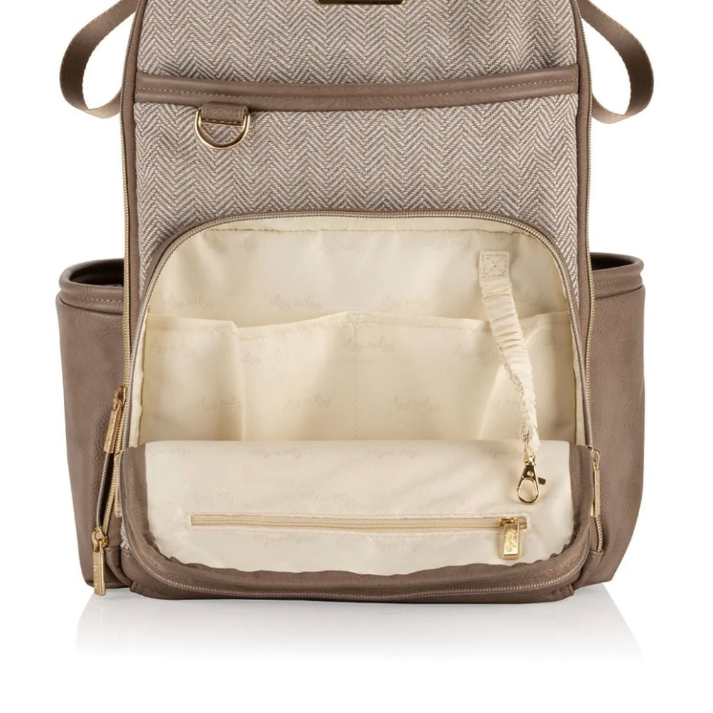 Itzy Ritzy Vanilla Latte Boss Diaper Bag Plus