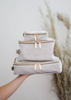 Itzy Ritzy Taupe Packing Cubes