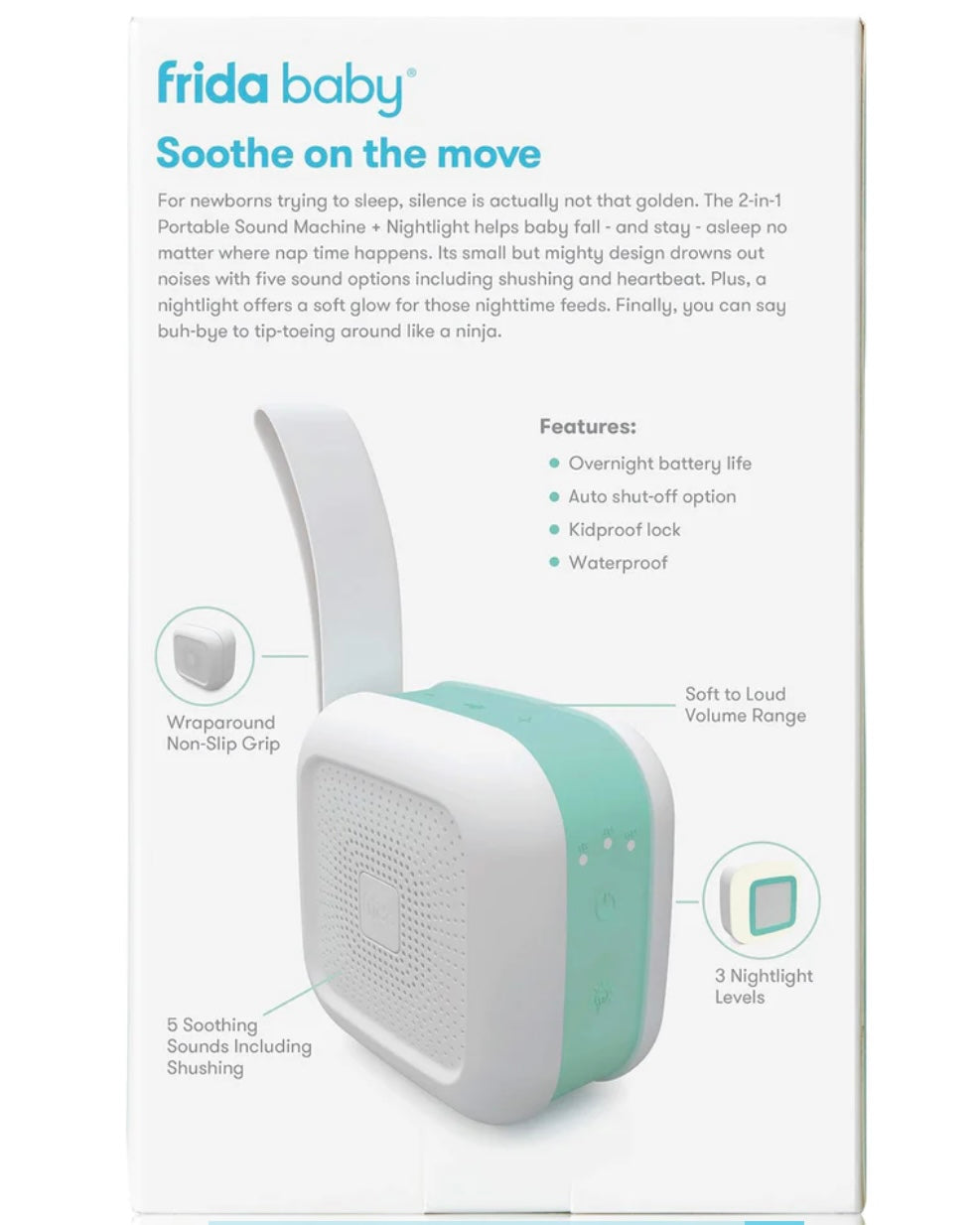 FridaBaby 2-in-1 Portable Sound Machine